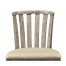 Casual Slat Upholstered Side Chair