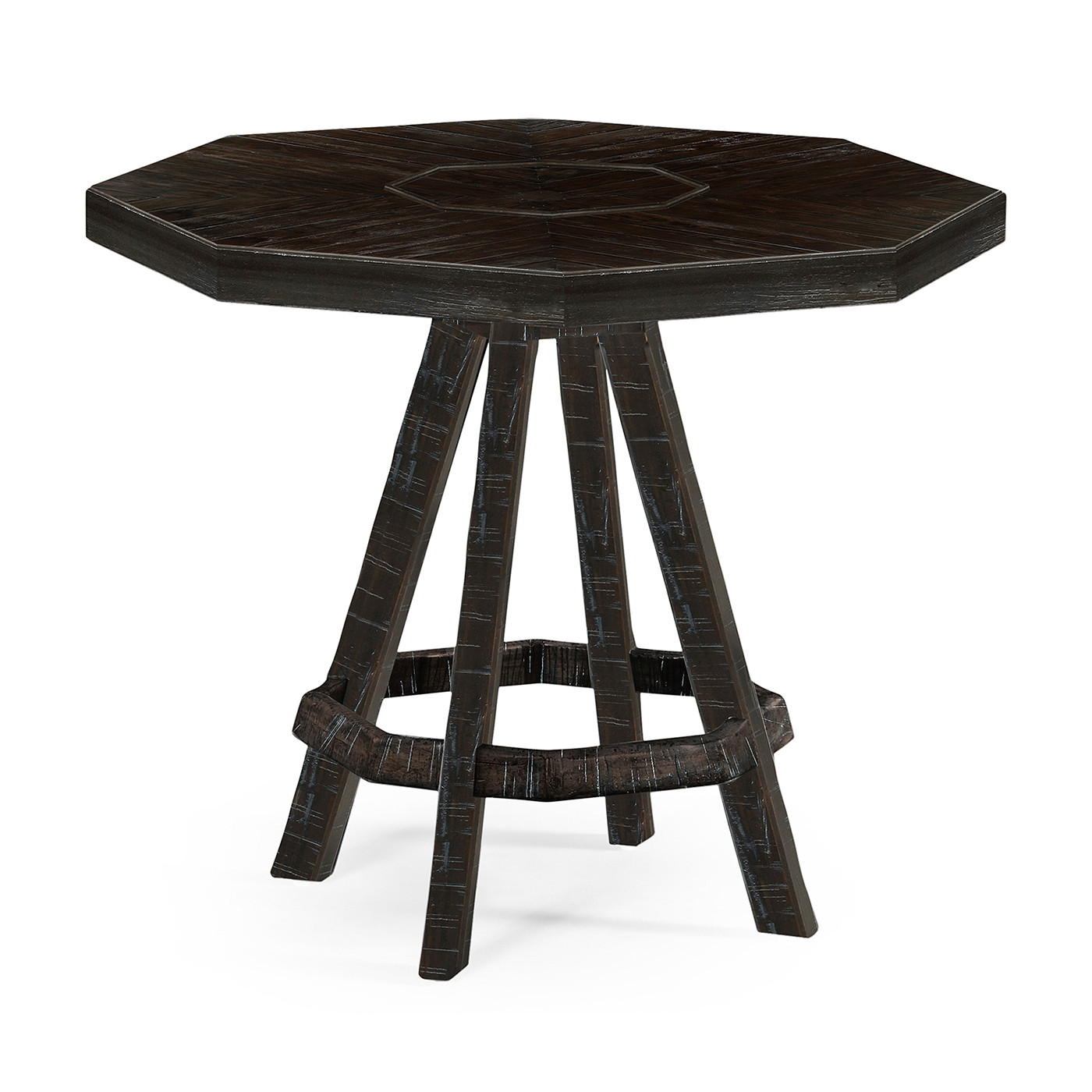 Dark Ale Side Table with Octagonal Top