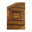 Country Walnut Parquet Double Console Table