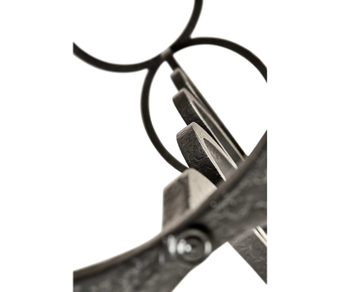 Casual Console Table with Iron Base