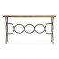 Casual Console Table with Iron Base
