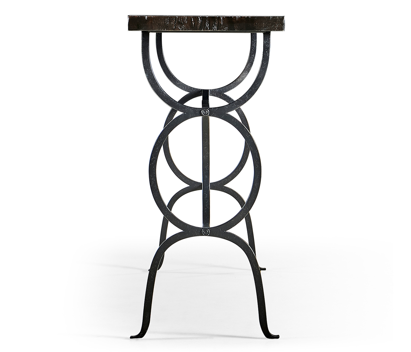 Casual Console Table with Iron Base