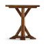 Country Walnut Square Side Table