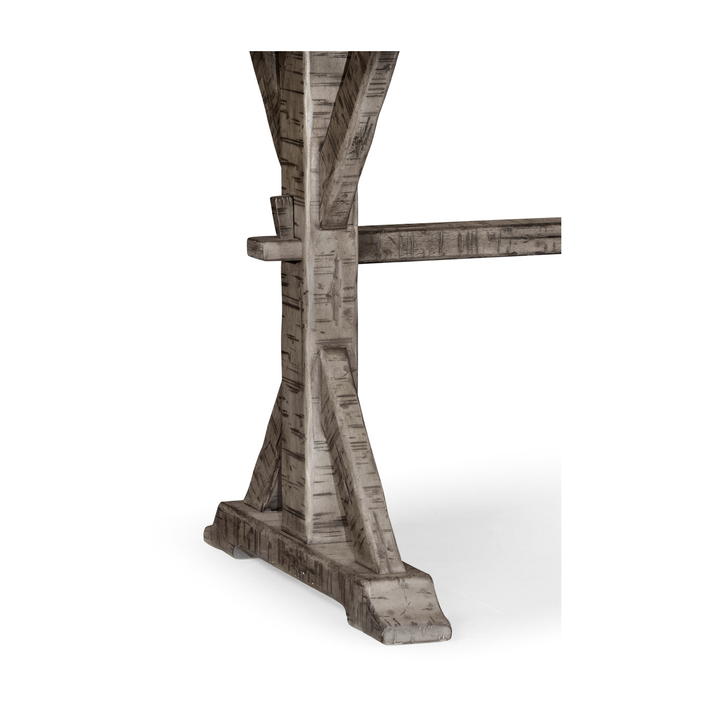 Solid Antique Dark Grey Dining Table 72