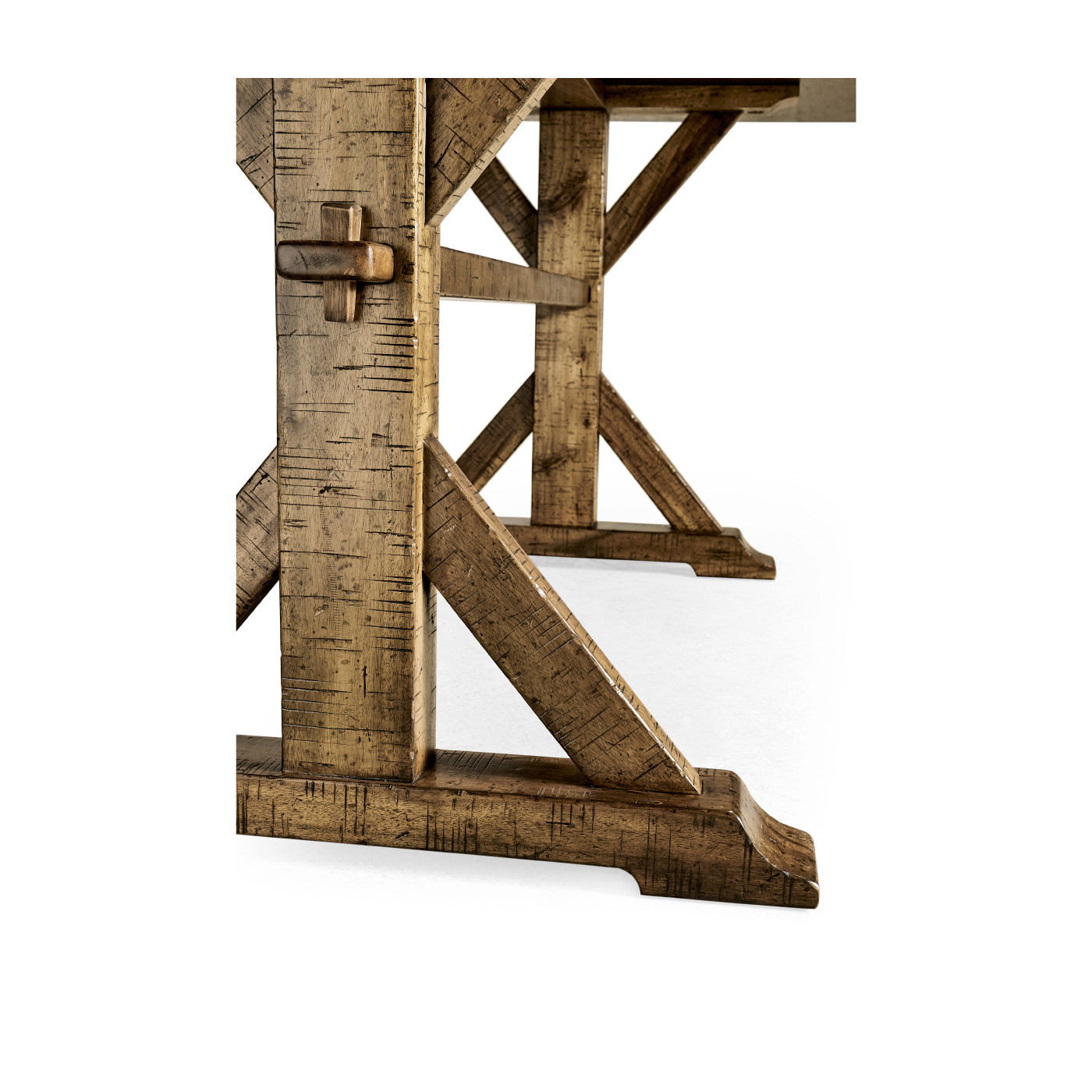Solid Medium Driftwood Dining Table 72