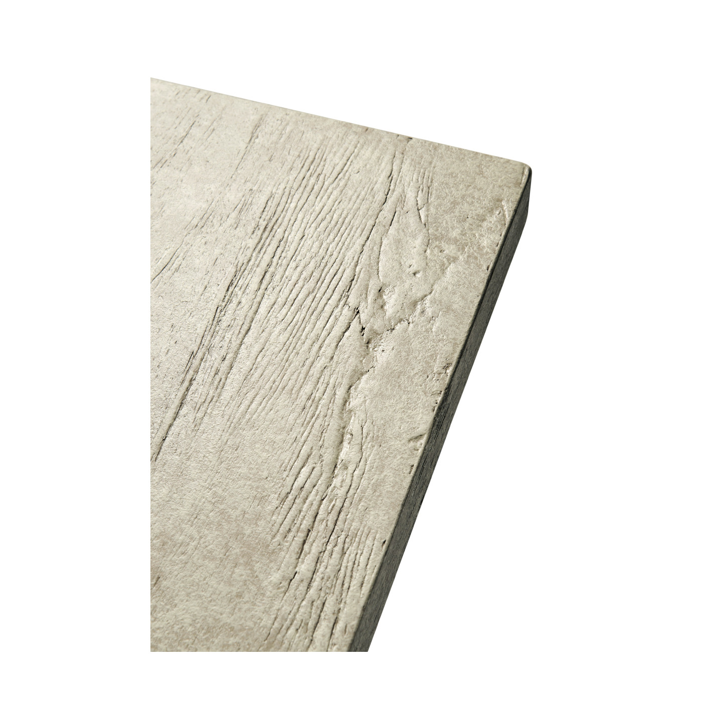 Solid Whitewash Driftwood Dining Table 72