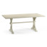 Solid Whitewash Driftwood Dining Table 72