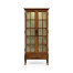 Casual Plank Walnut Tall Glazed Cabinet