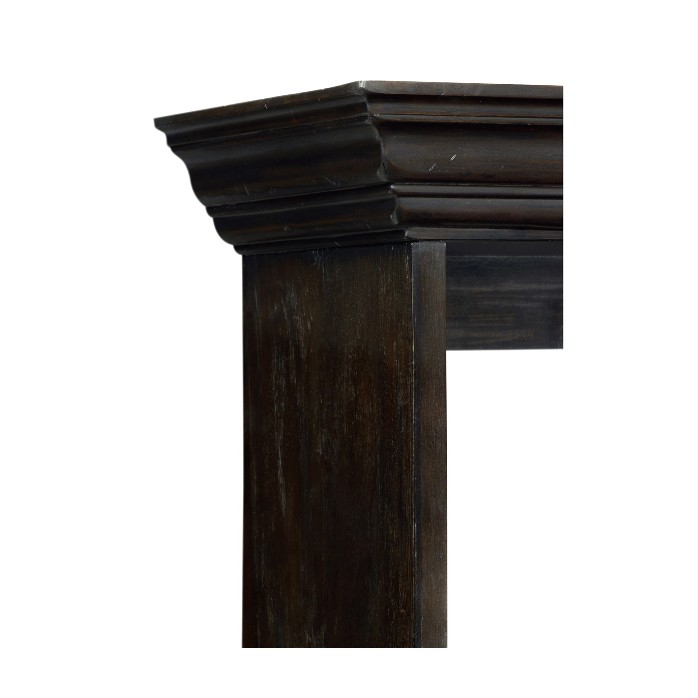 Dark Ale Parquet Welsh Dresser with Strap Handles