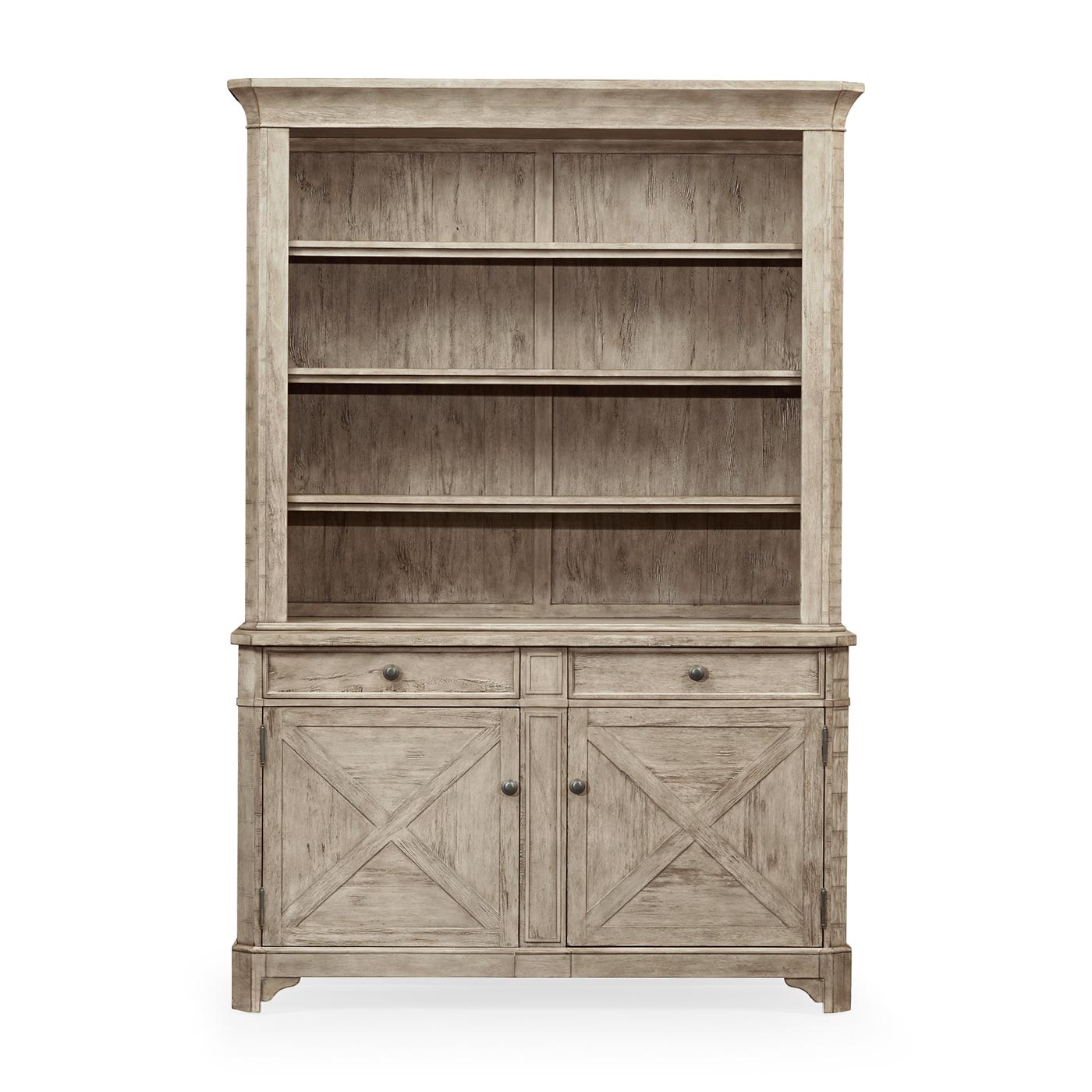 Rustic Grey China Cabinet
