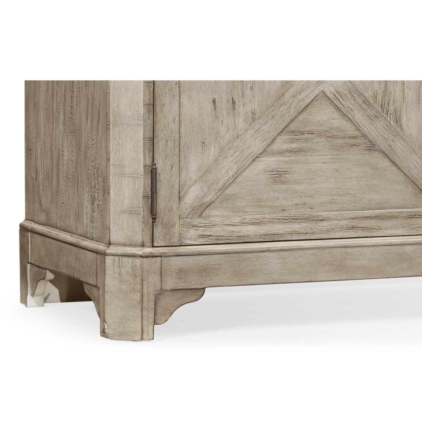 Rustic Grey China Cabinet