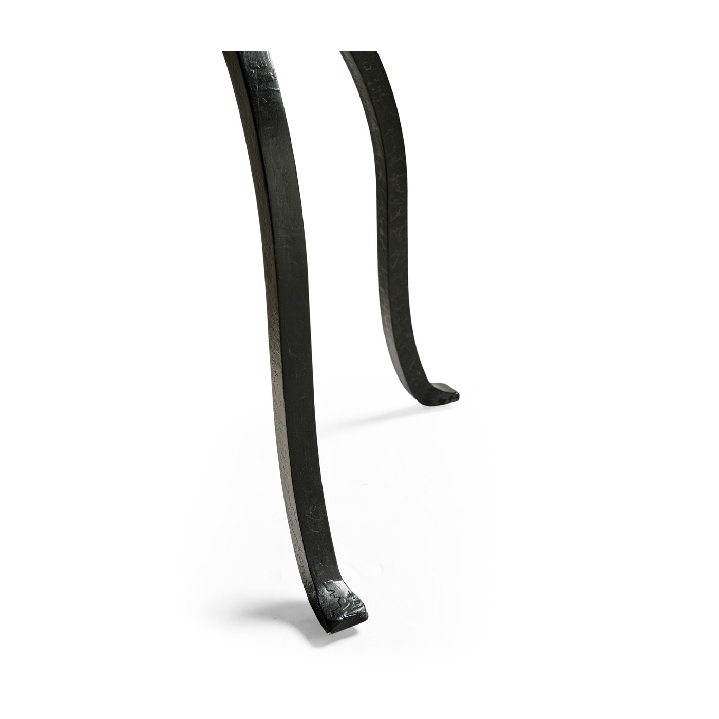 Round Dark Ale & Iron Side Table