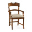 Casual Planked Dining Arm Chair