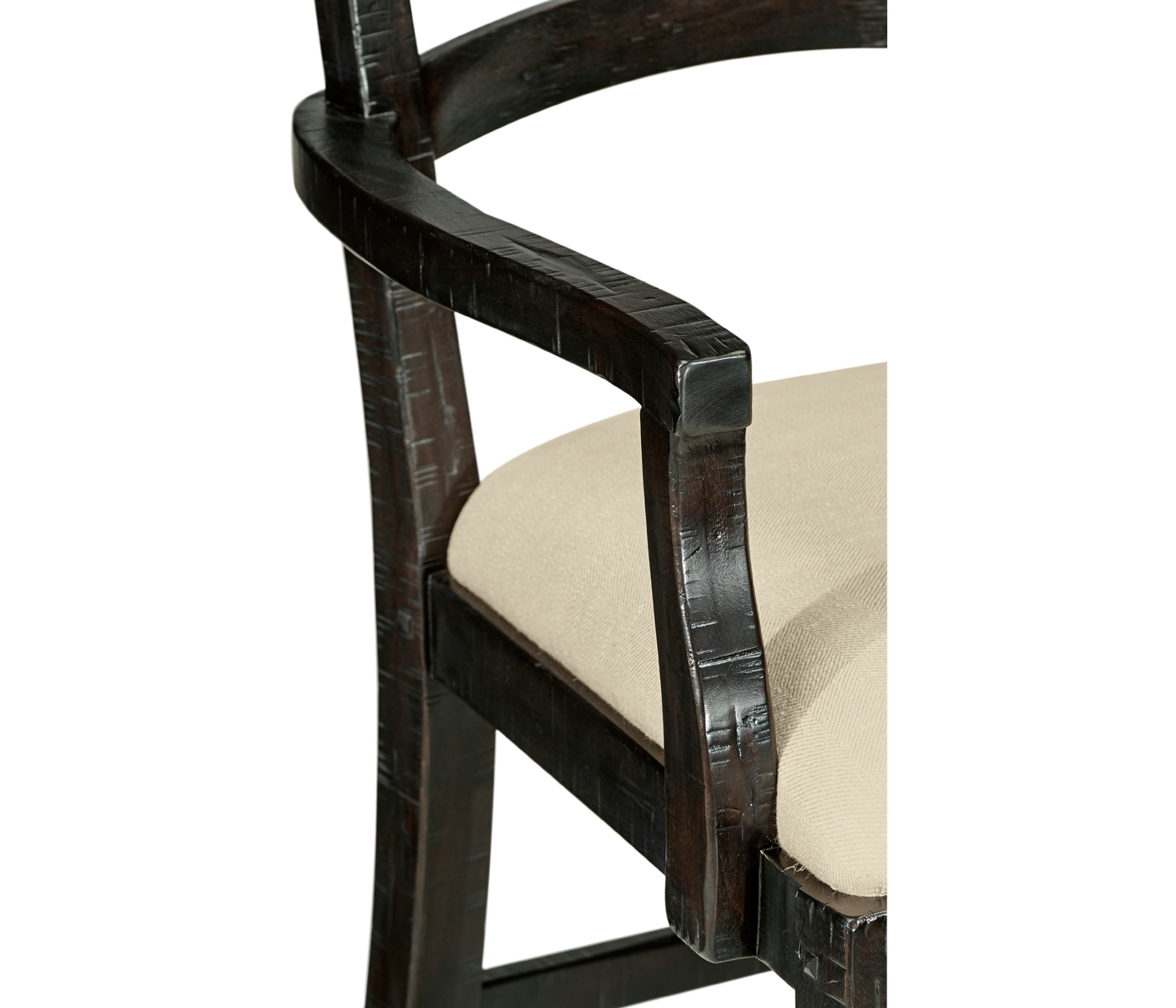 Casual Planked Dining Arm Chair