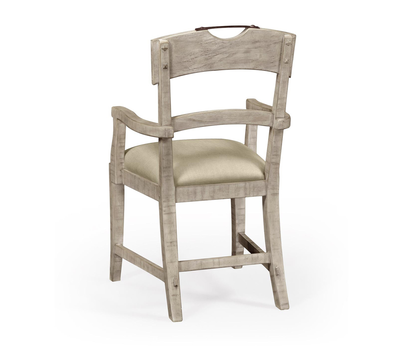 Casual Planked Dining Arm Chair