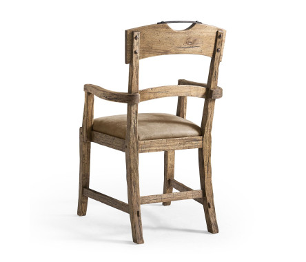 Stone Ridge Leather Dining Arm Chair