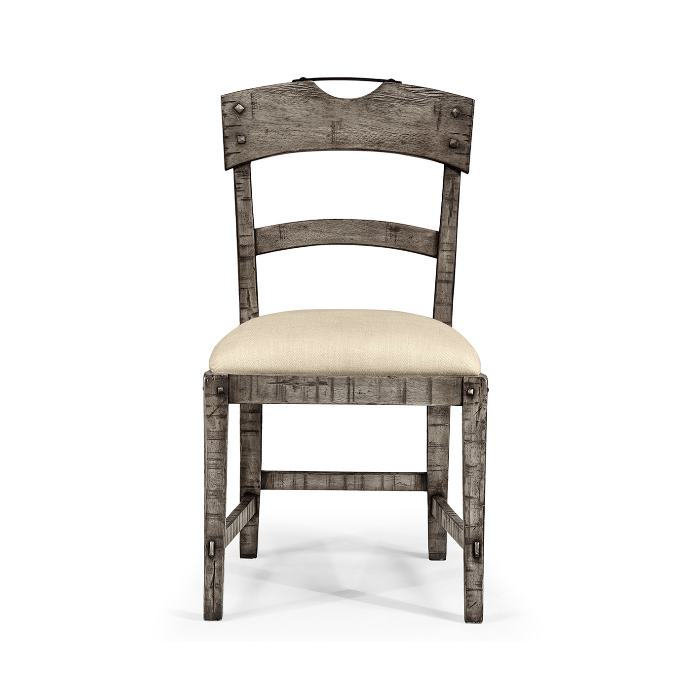 Casual Planked Dining Side Chair