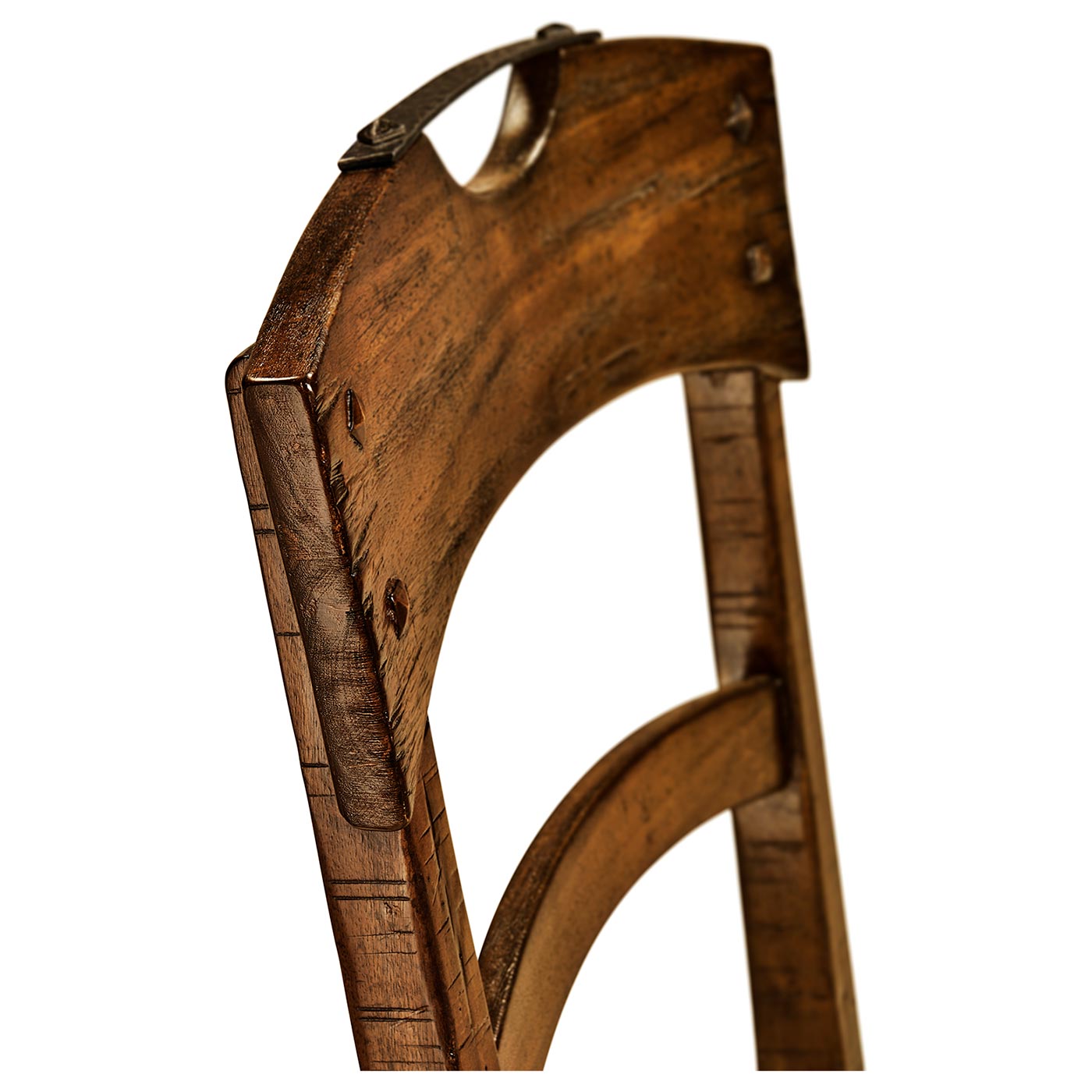 Casual Planked Dining Side Chair