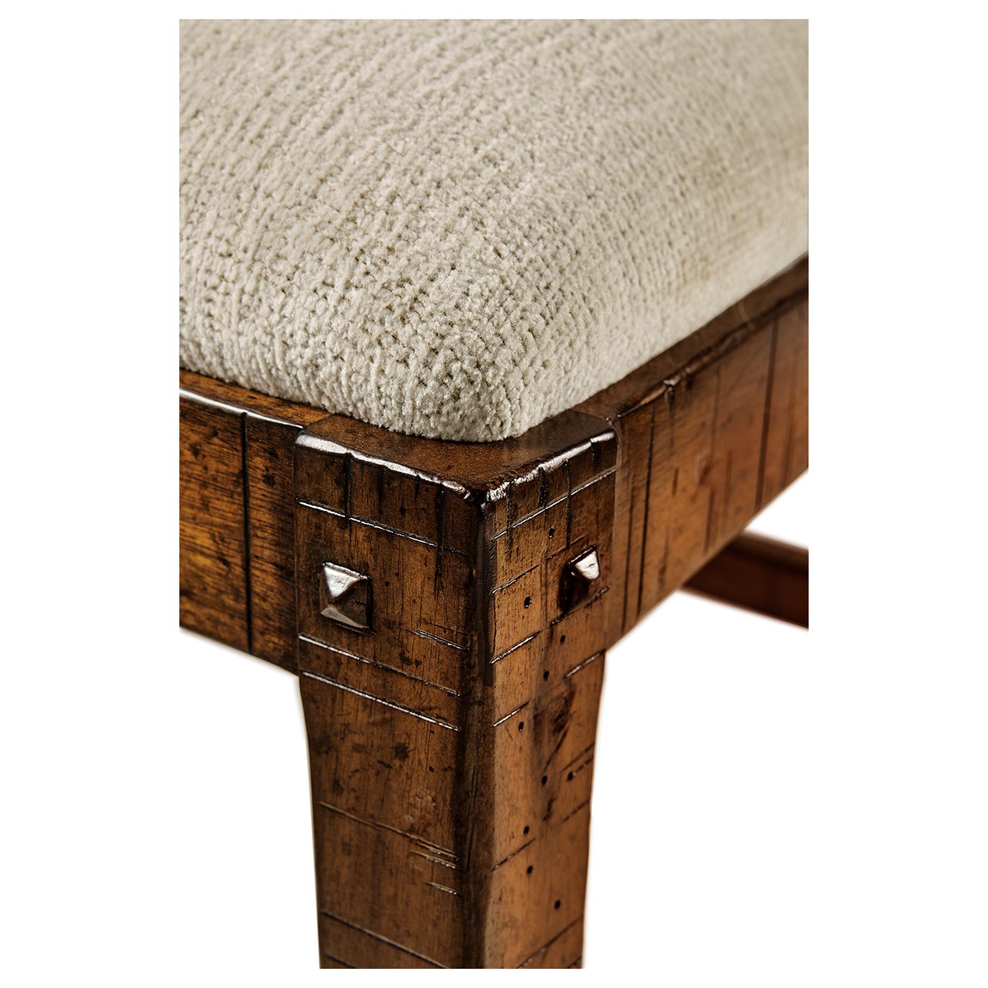 Casual Planked Dining Side Chair