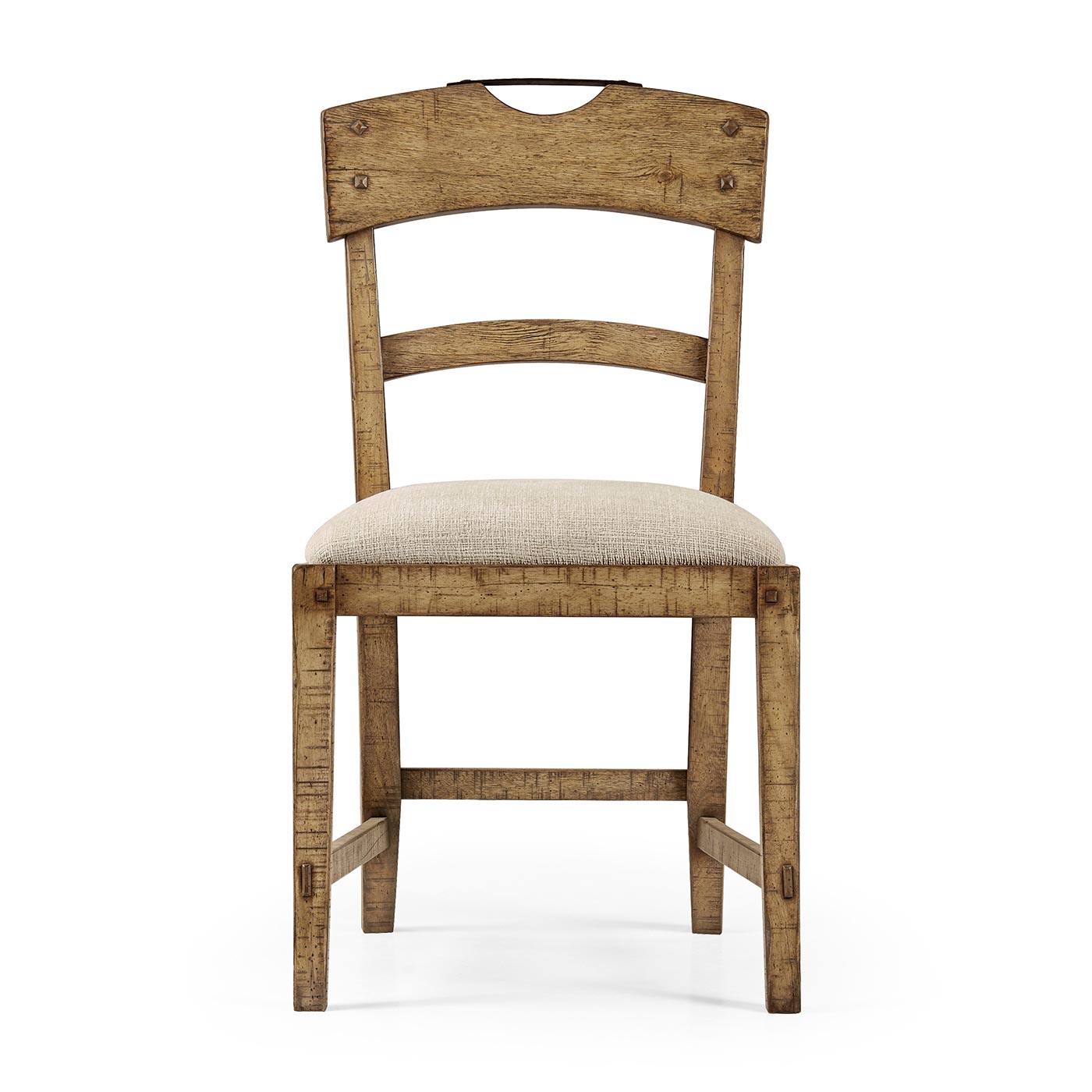 Casual Planked Dining Side Chair