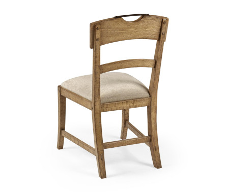 Casual Planked Dining Side Chair