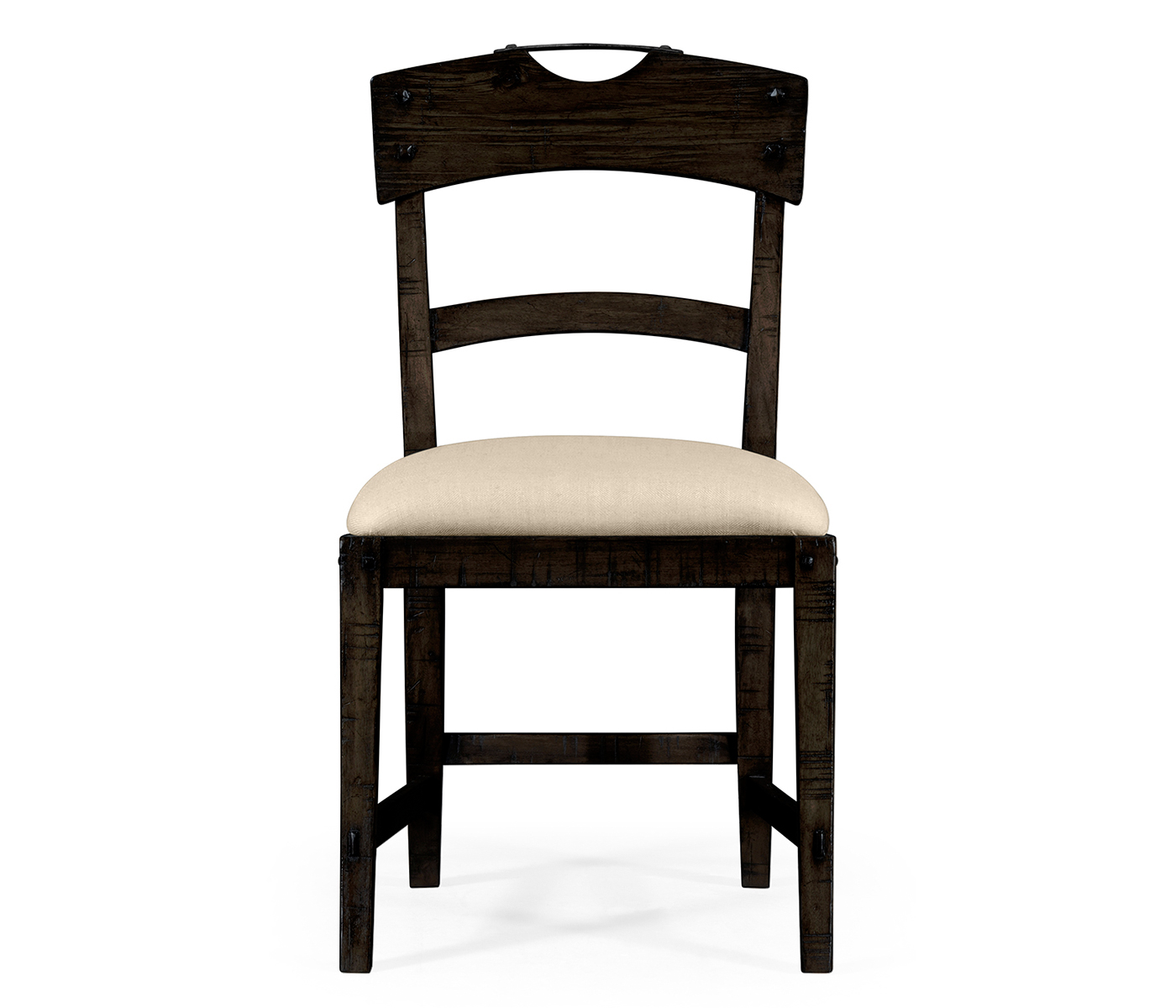 Casual Planked Dining Side Chair