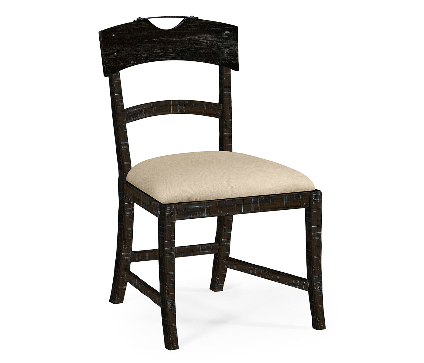 Casual Planked Dining Side Chair