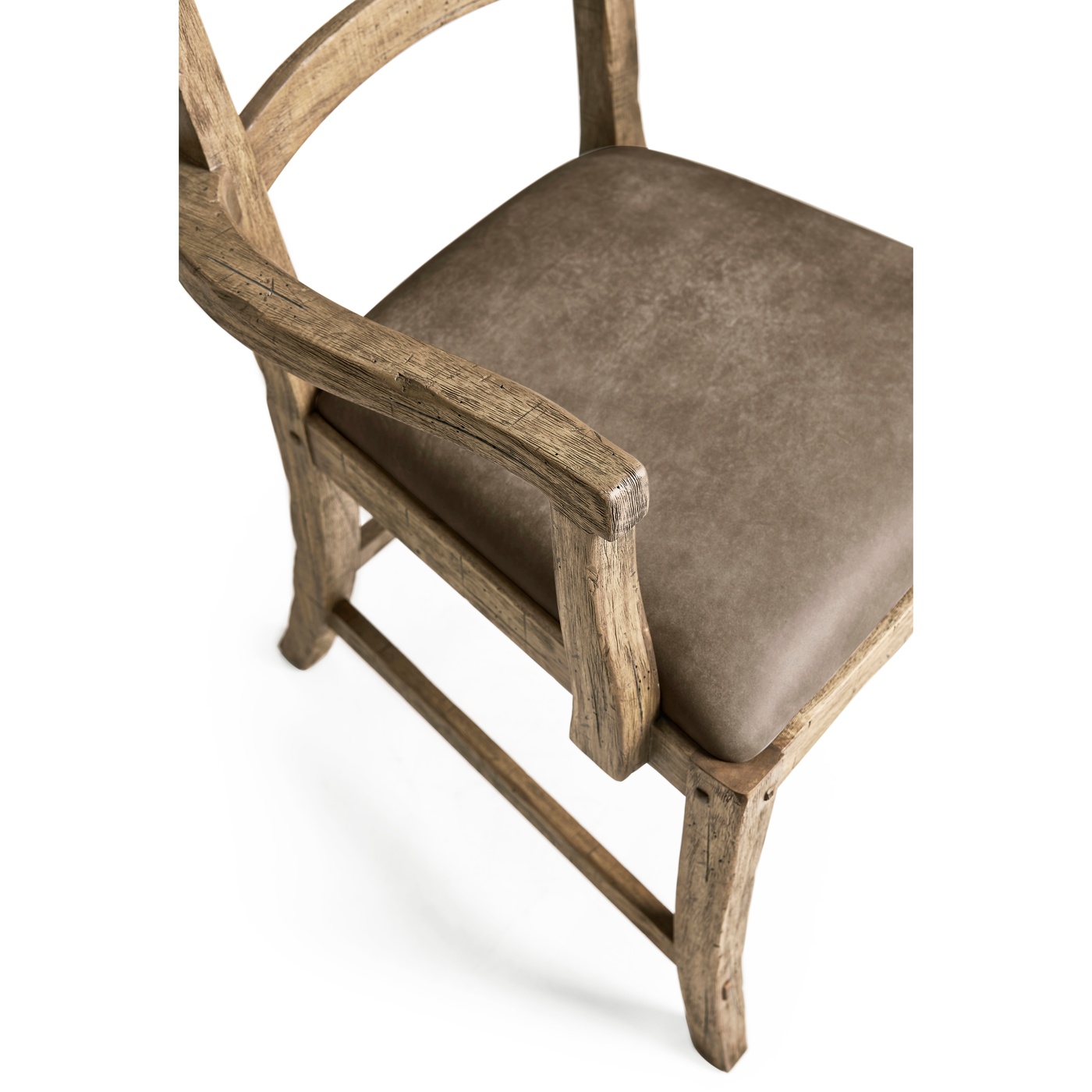 Stone Ridge Leather Dining Arm Chair