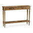 Medium Driftwood Parquet Console Table