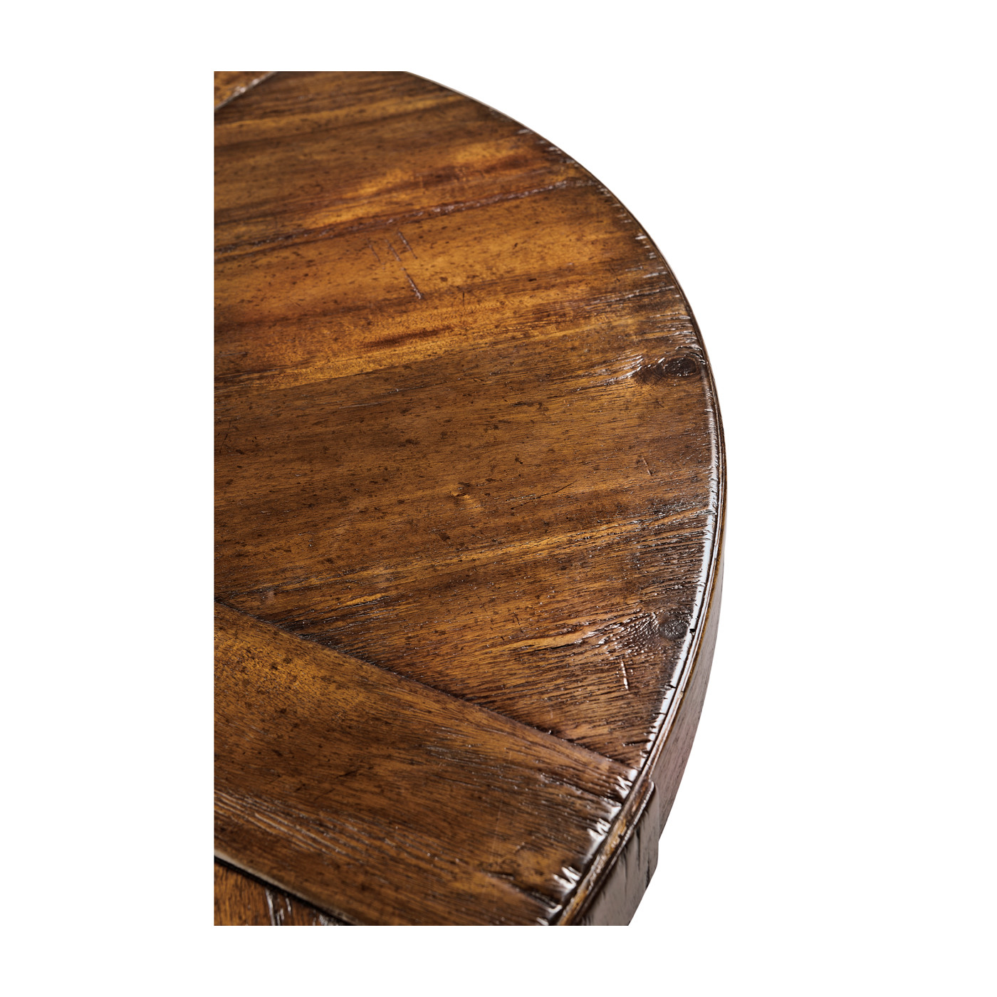 Country Walnut Circular Dining Table 48