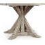 Rustic Grey Circular Dining Table 48