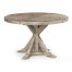 Rustic Grey Circular Dining Table 48