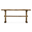 Casual Narrow Medium Driftwood Topped Bench