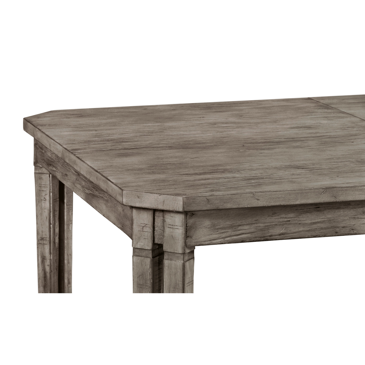 Casual Rectangular Dining Table in Antique Dark Grey 60