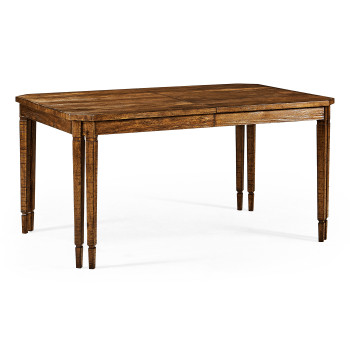 Casual Rectangular Dining Table in Country Walnut 60