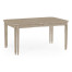 Casual Rectangular Dining Table in Rustic Grey 60