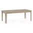 Casual Rectangular Dining Table in Rustic Grey 60