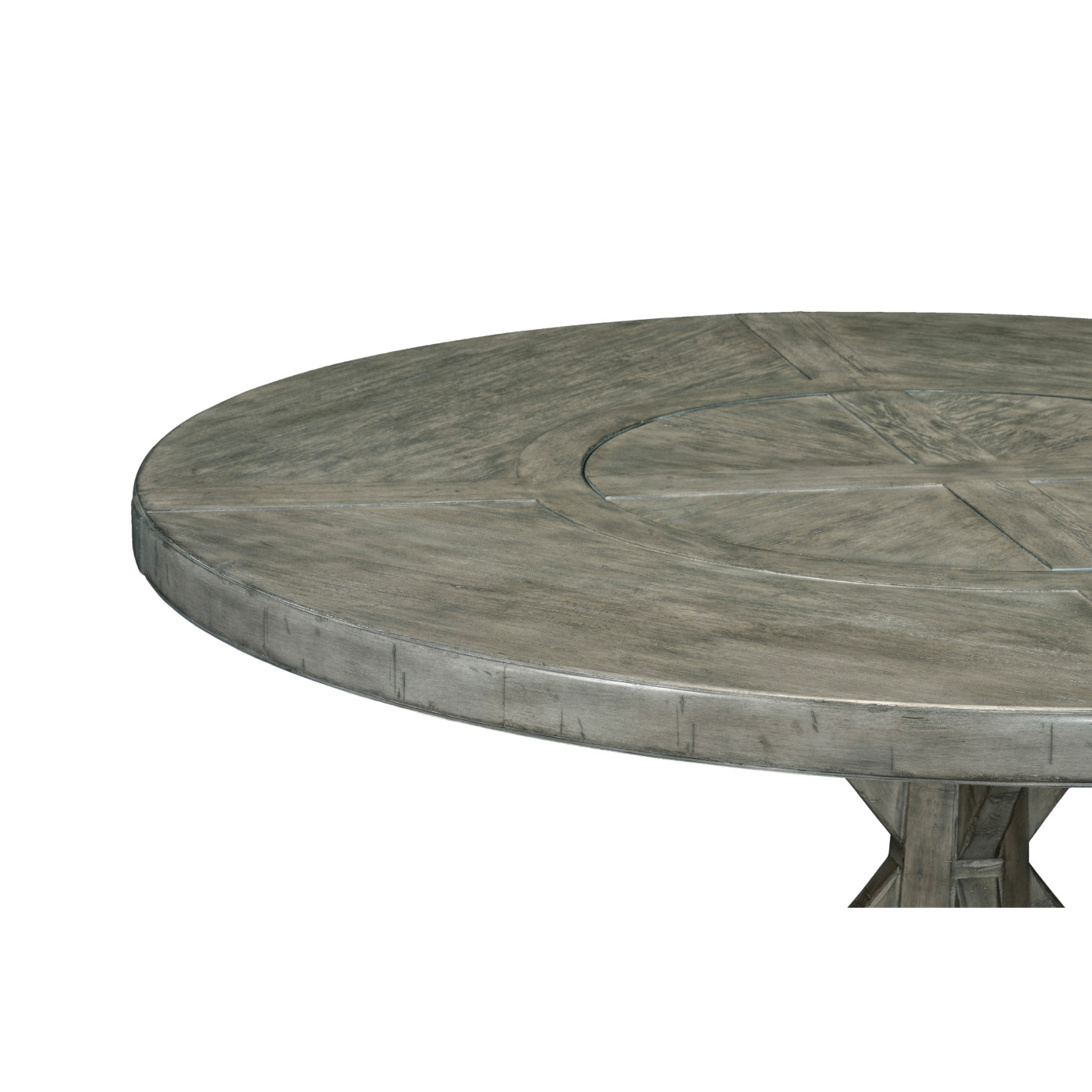 Circular Dining Table in Antique Dark Grey 60
