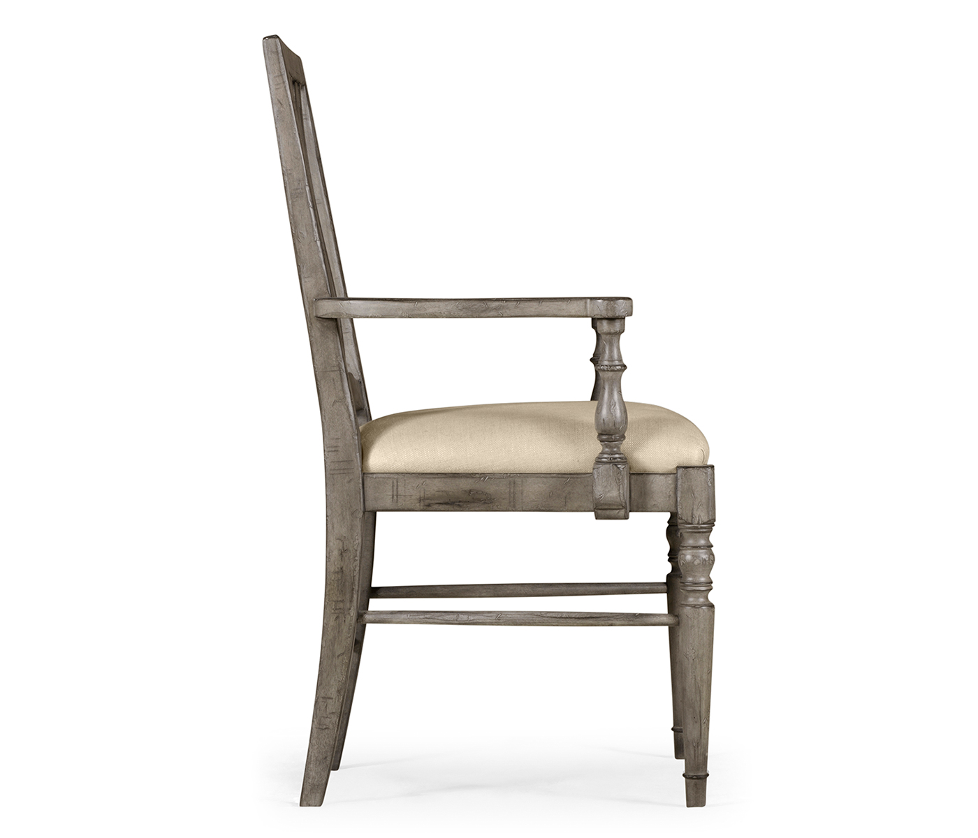 Casual Curved Back Arm Chair