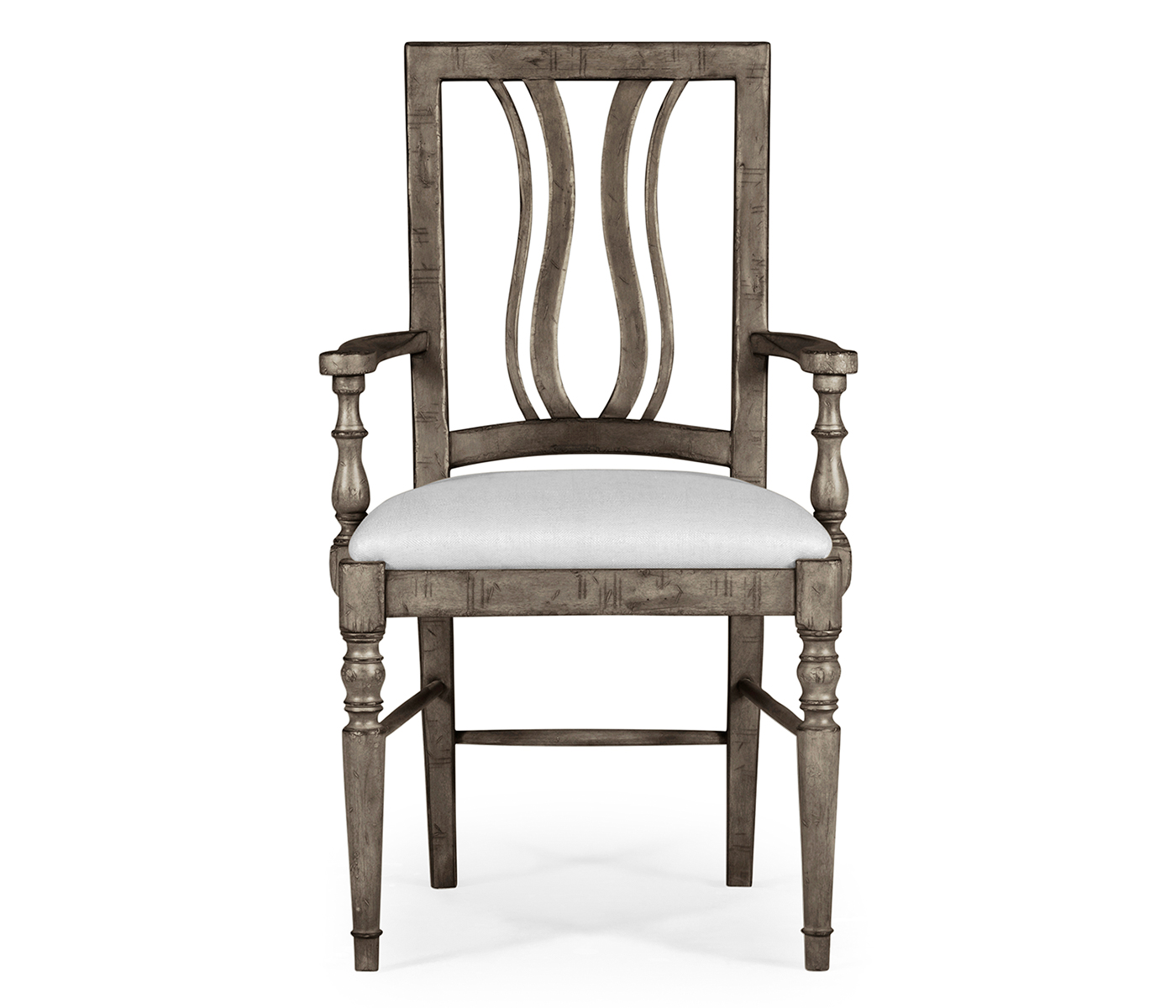 Casual Curved Back Arm Chair