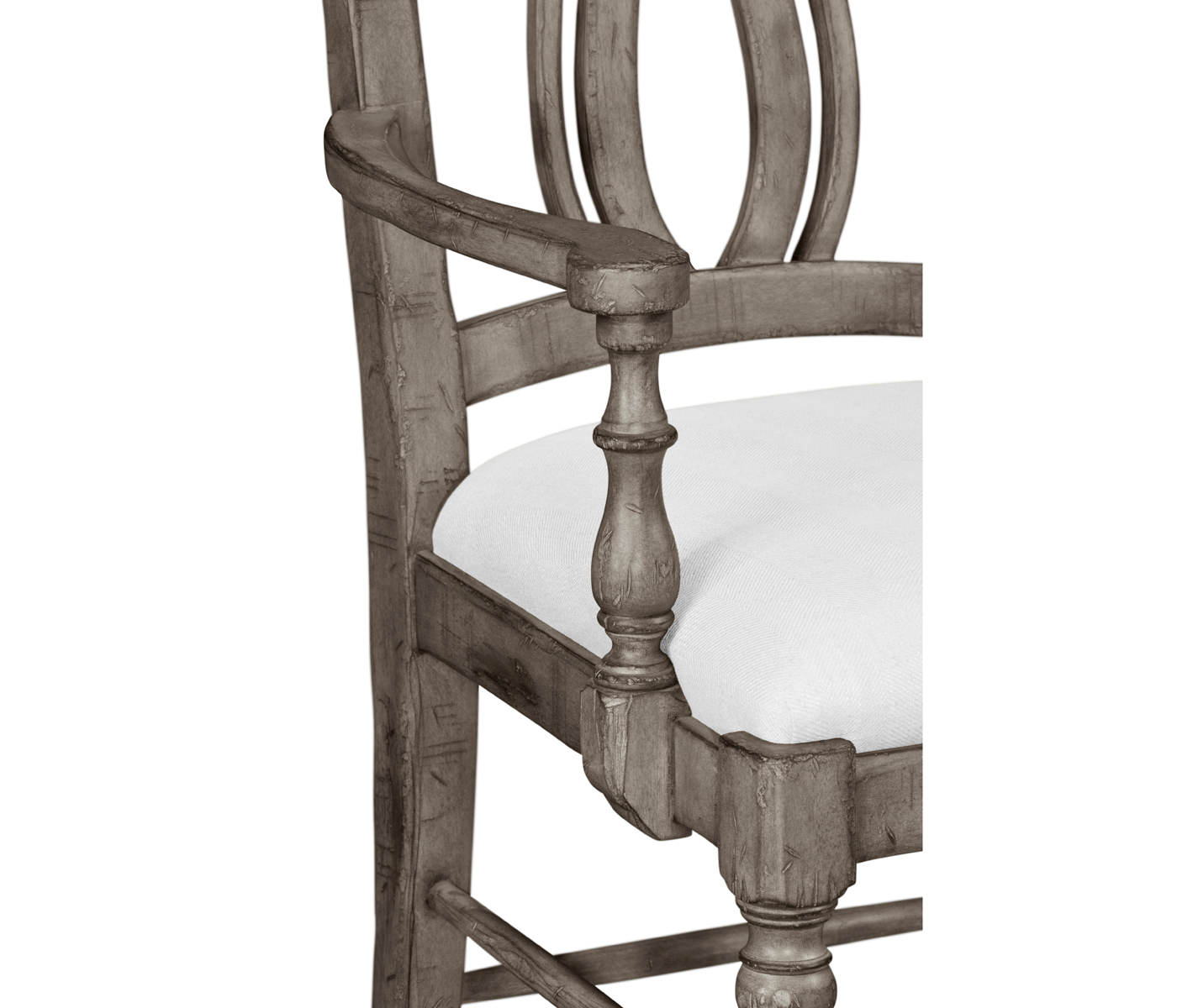 Casual Curved Back Arm Chair