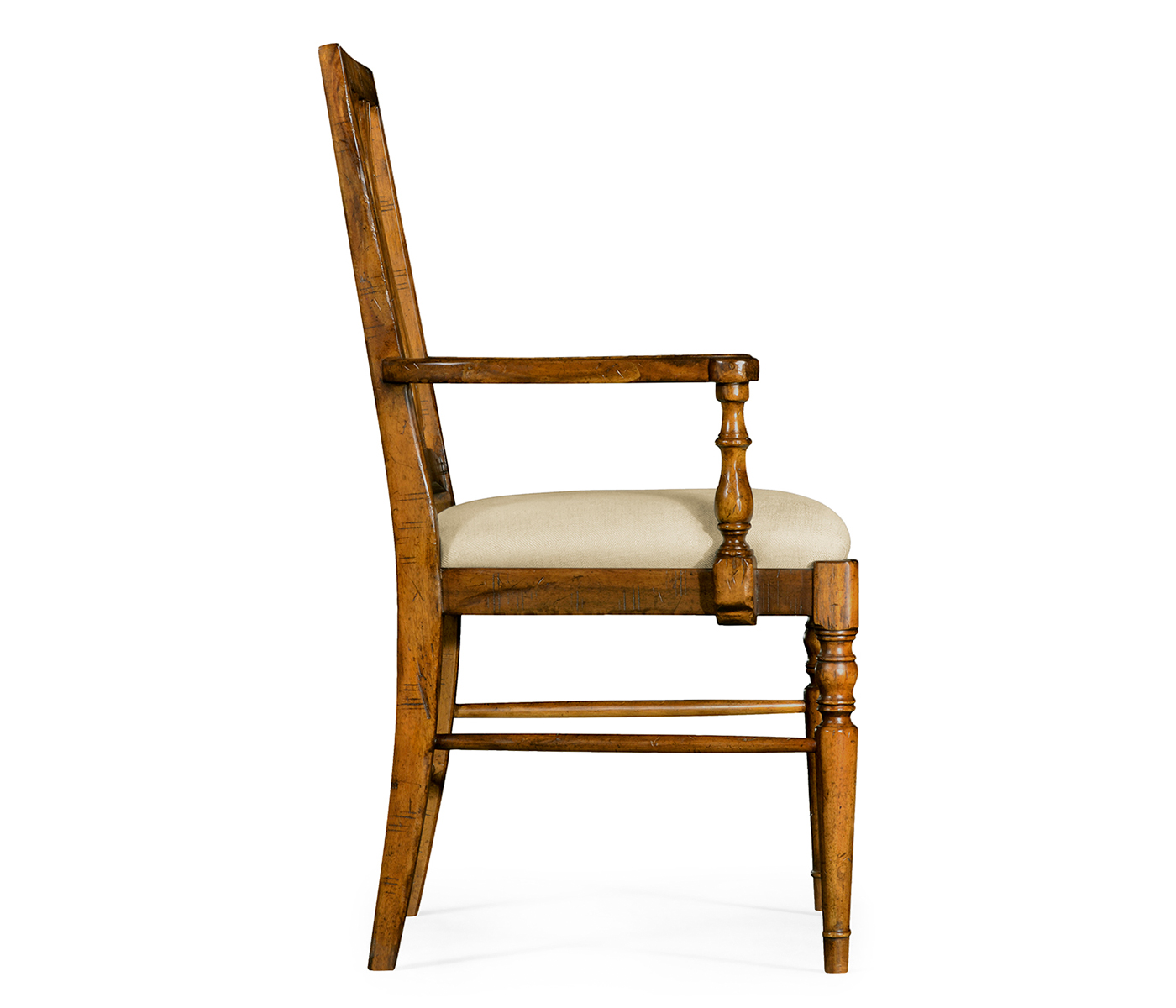 Casual Curved Back Arm Chair