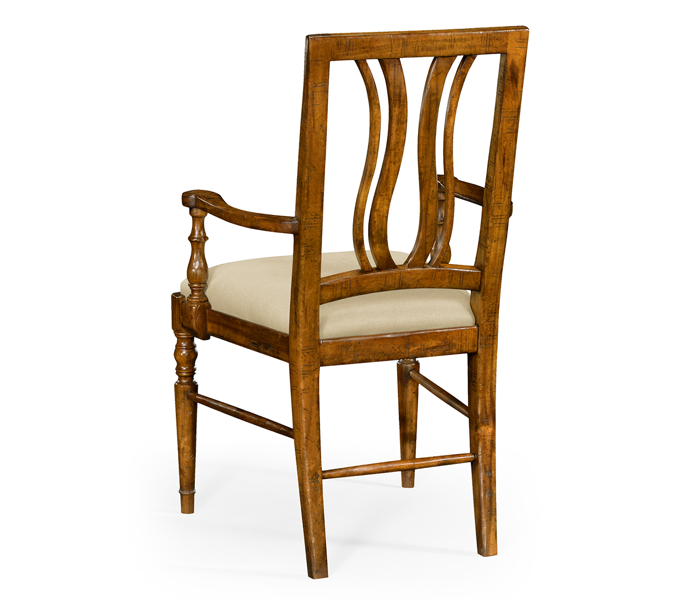 Casual Curved Back Arm Chair