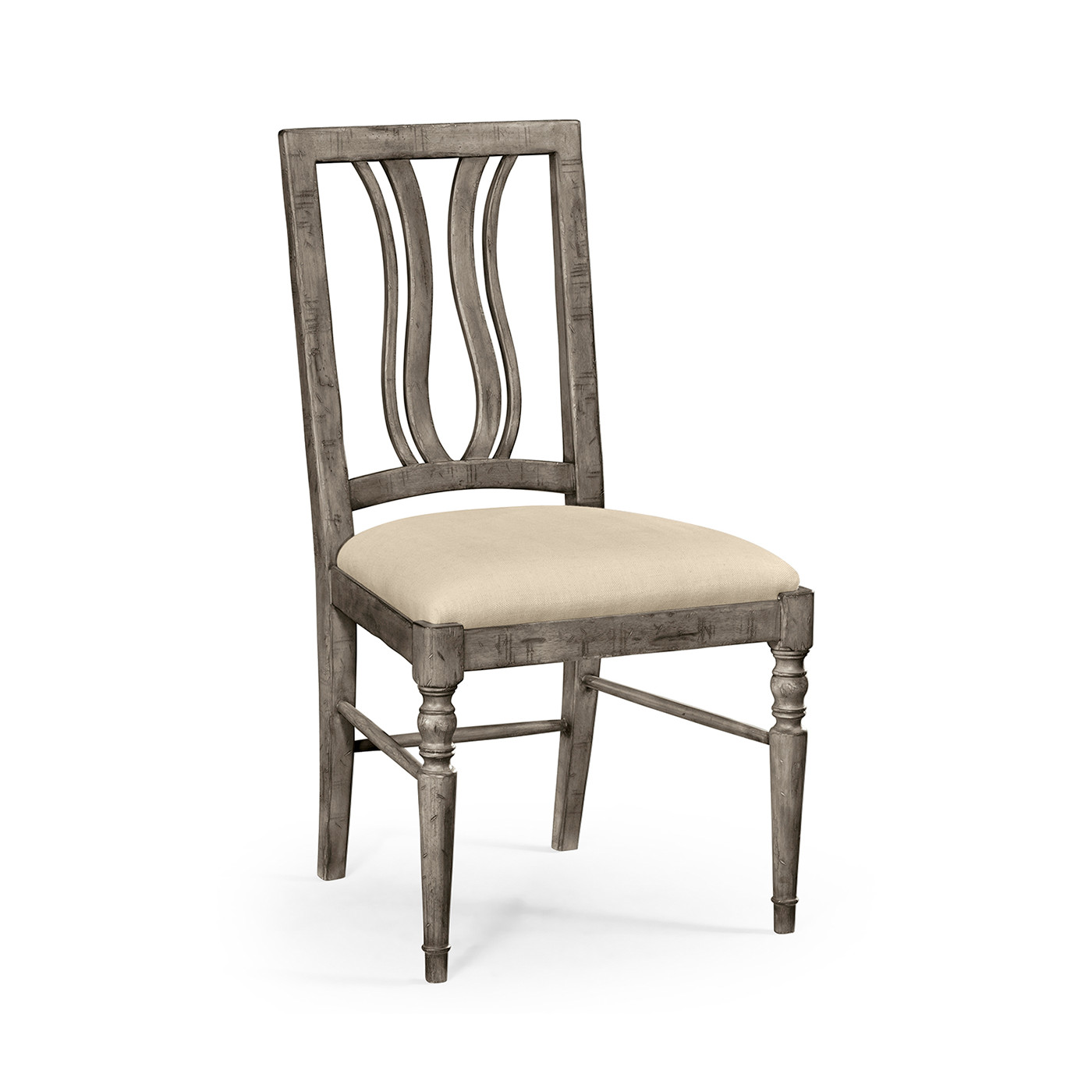 Casual Curved Back Side Chair
