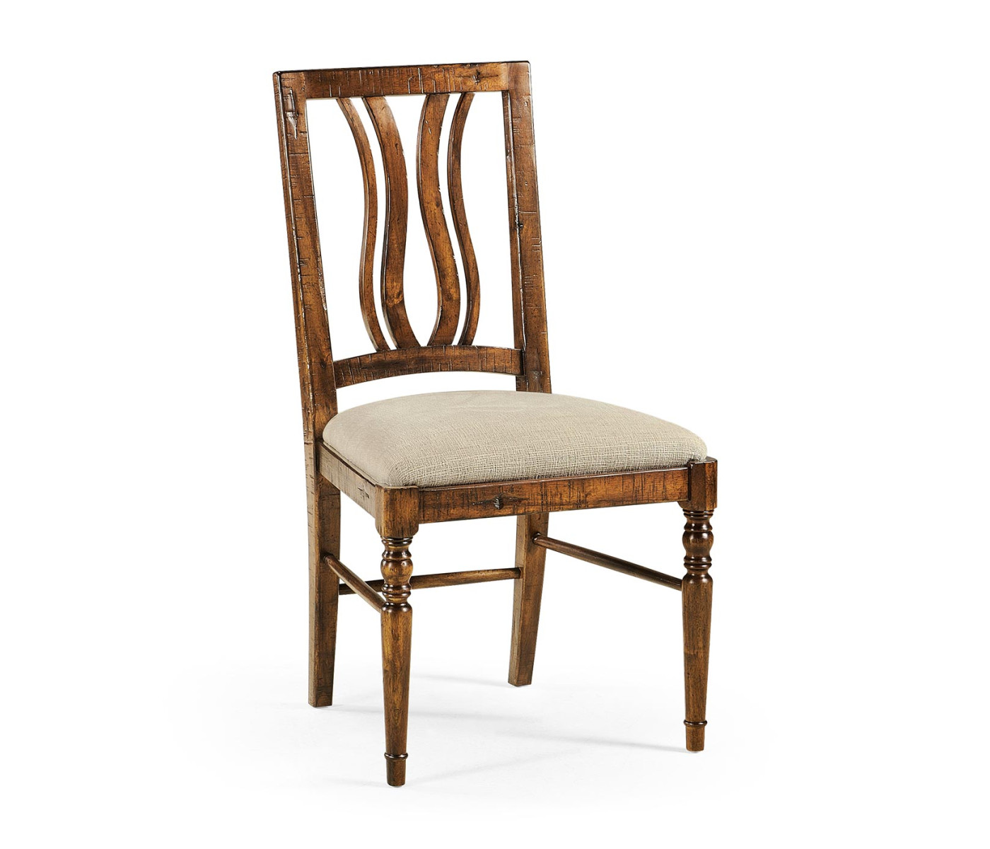 Casual Curved Back Side Chair