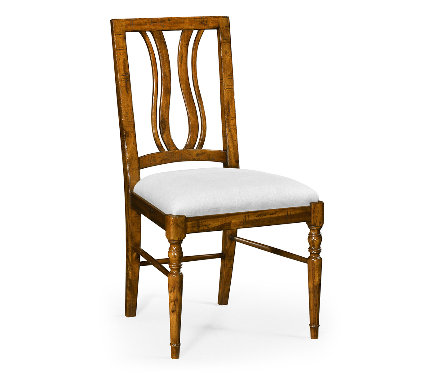 Casual Curved Back Side Chair