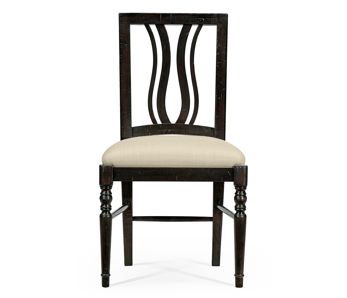 Casual Curved Back Side Chair