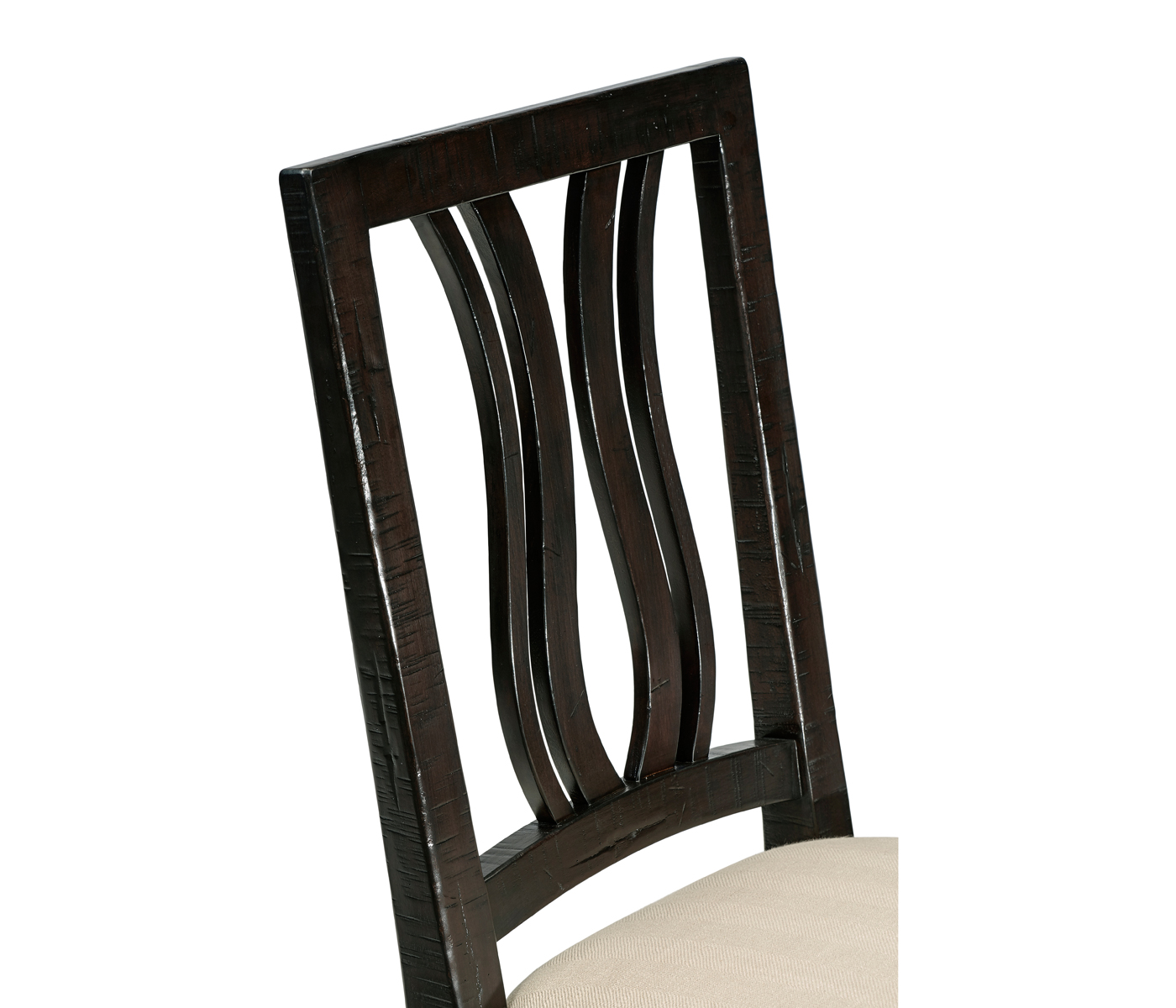 Casual Curved Back Side Chair