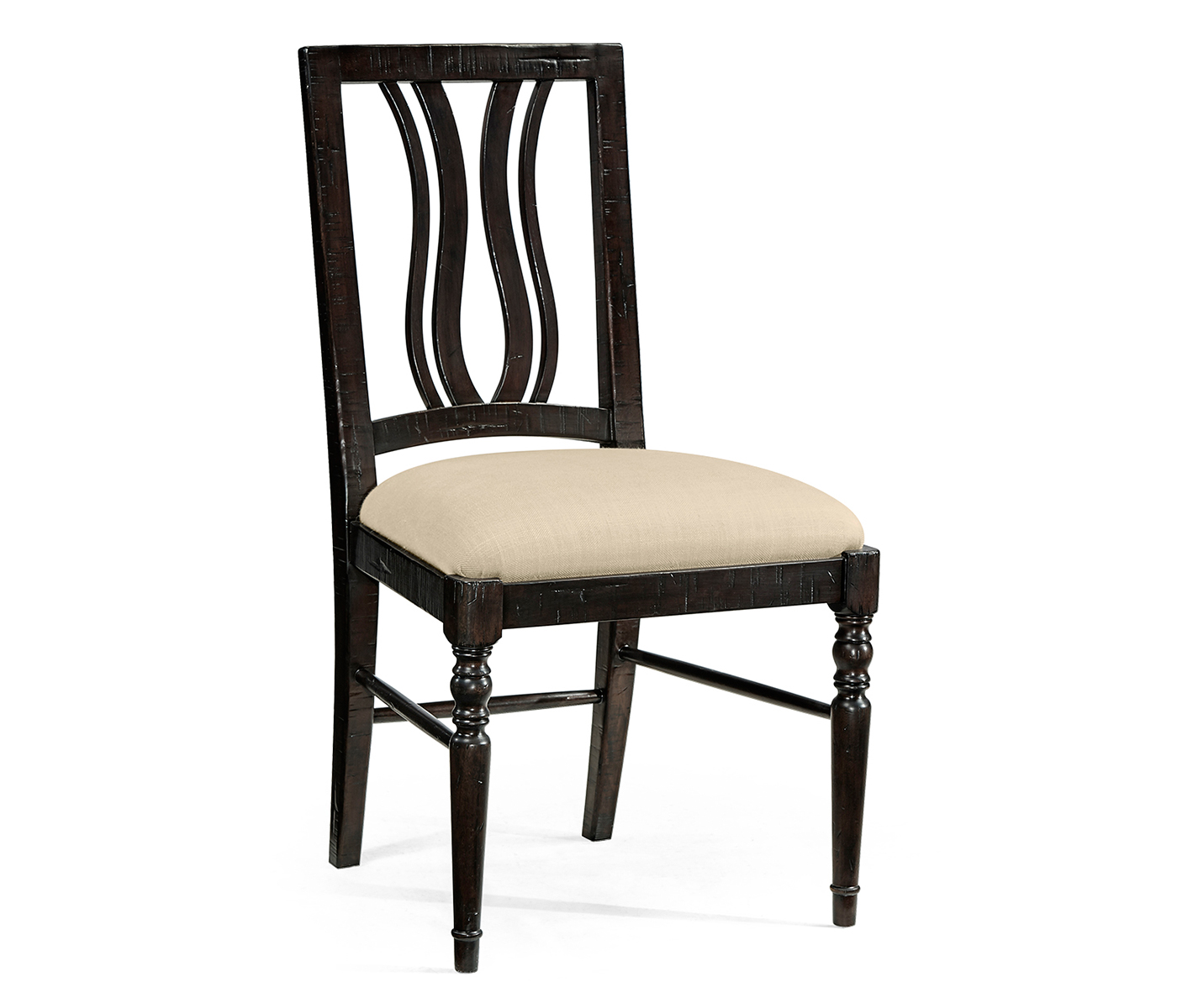 Casual Curved Back Side Chair