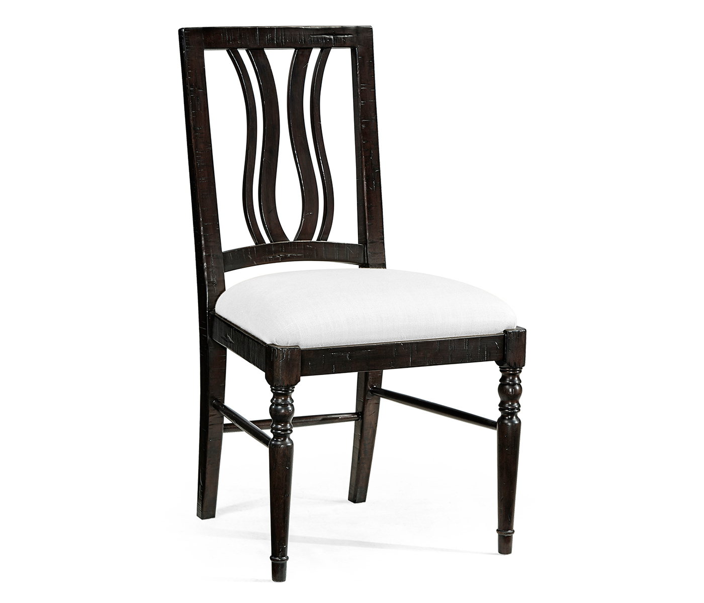 Casual Curved Back Side Chair